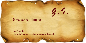Gracza Imre névjegykártya